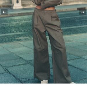 ALO Yoga Wide-Leg trousers mint green